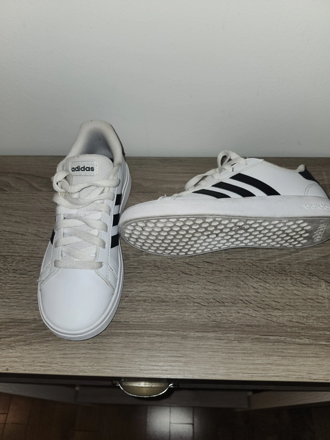 Adidas White and Black Sneakers - photo 2