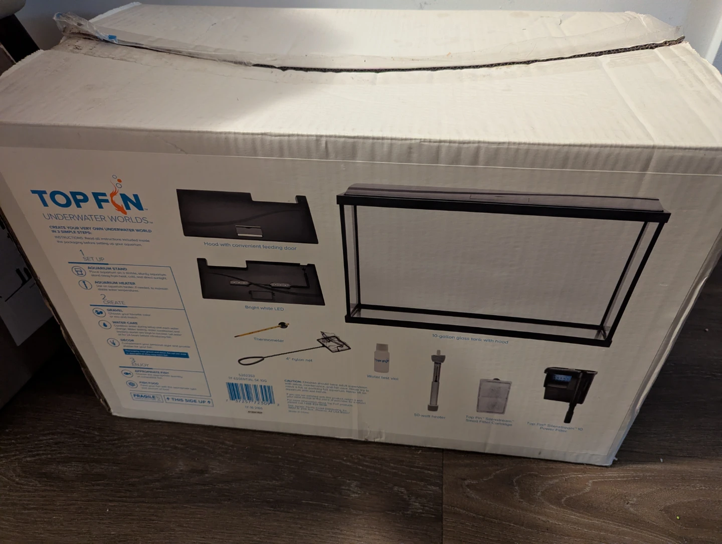 Top Fin 10 Gallon Aquarium Starter Kit - Openbox Unused - photo 4