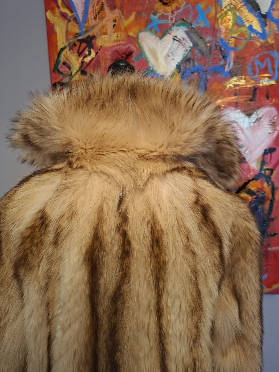 Vintage Raccoon Coat Large - photo 4