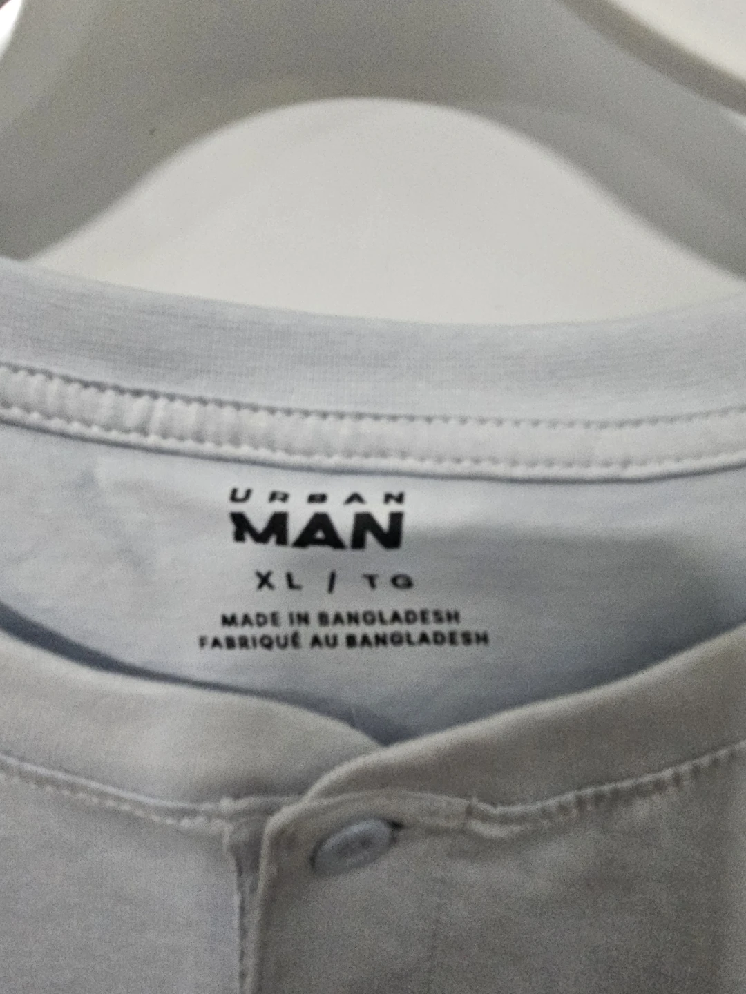 Urban Man Light Blue Henley Shirt - photo 2