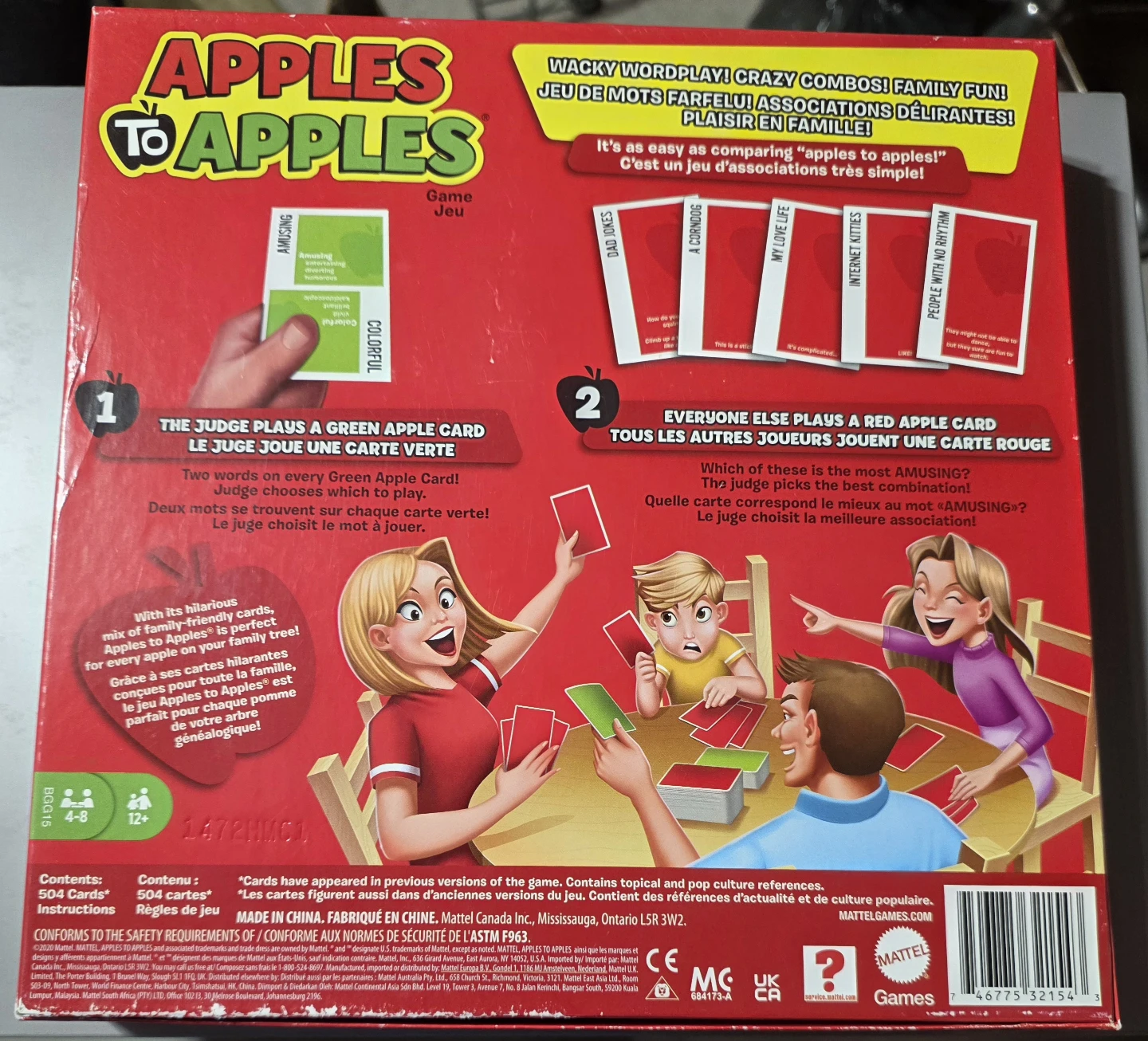 Apples to Apples Party Game - photo 2