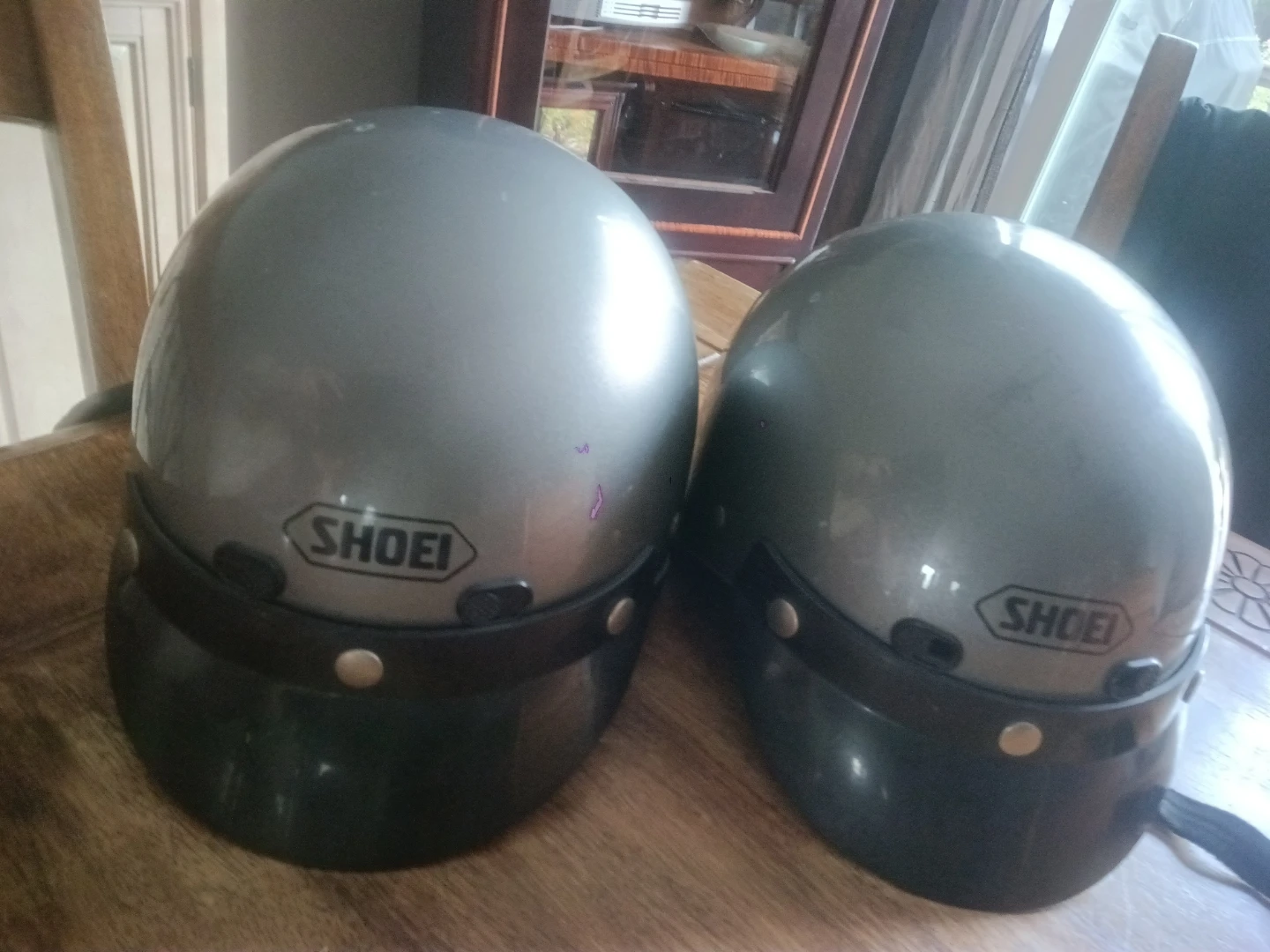 🏈Two Vintage Shoei Open Face Helmets