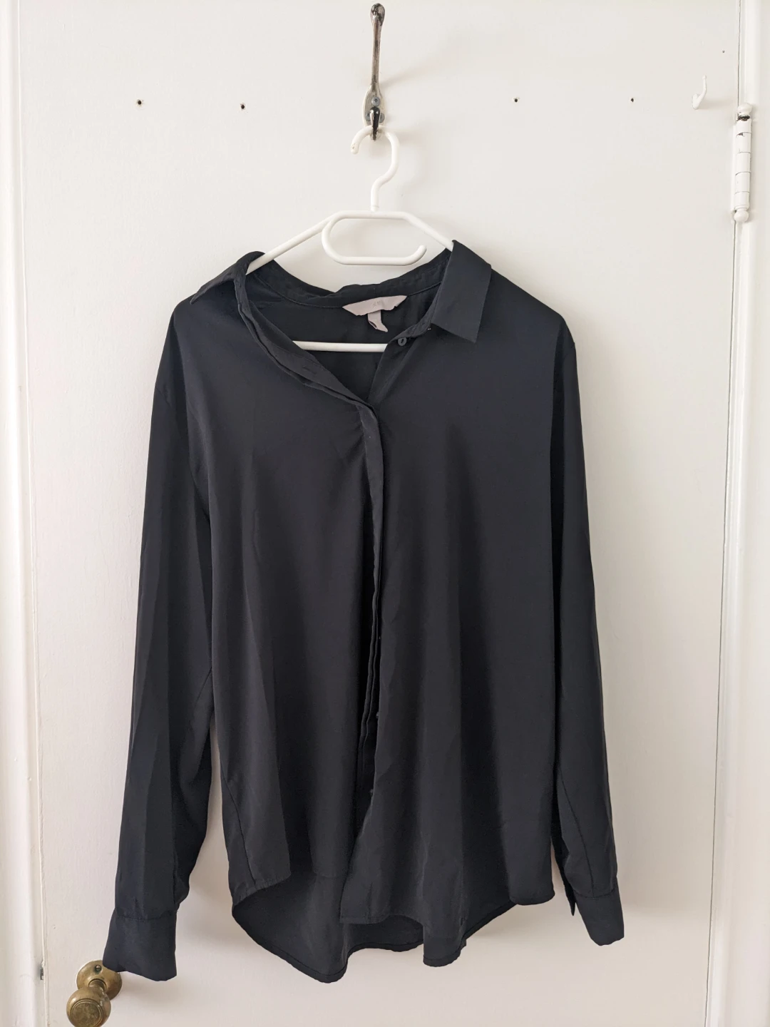 H&M Black Long Sleeve Shirt