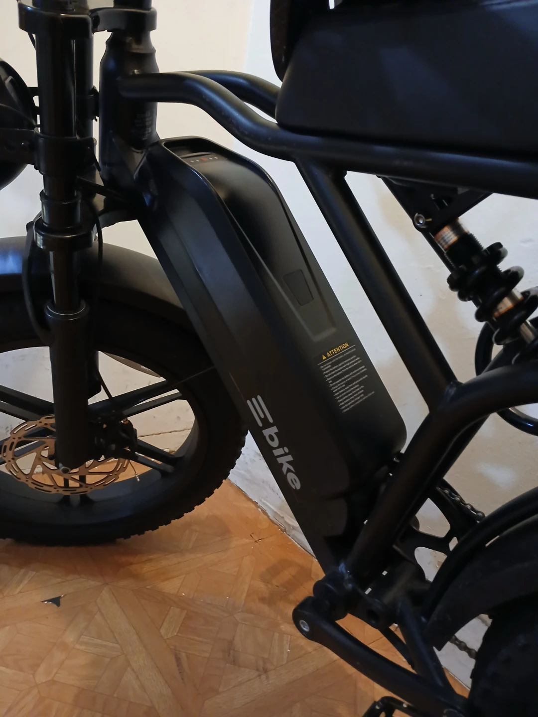 Black Electric Bike with Saddlebags - photo 5