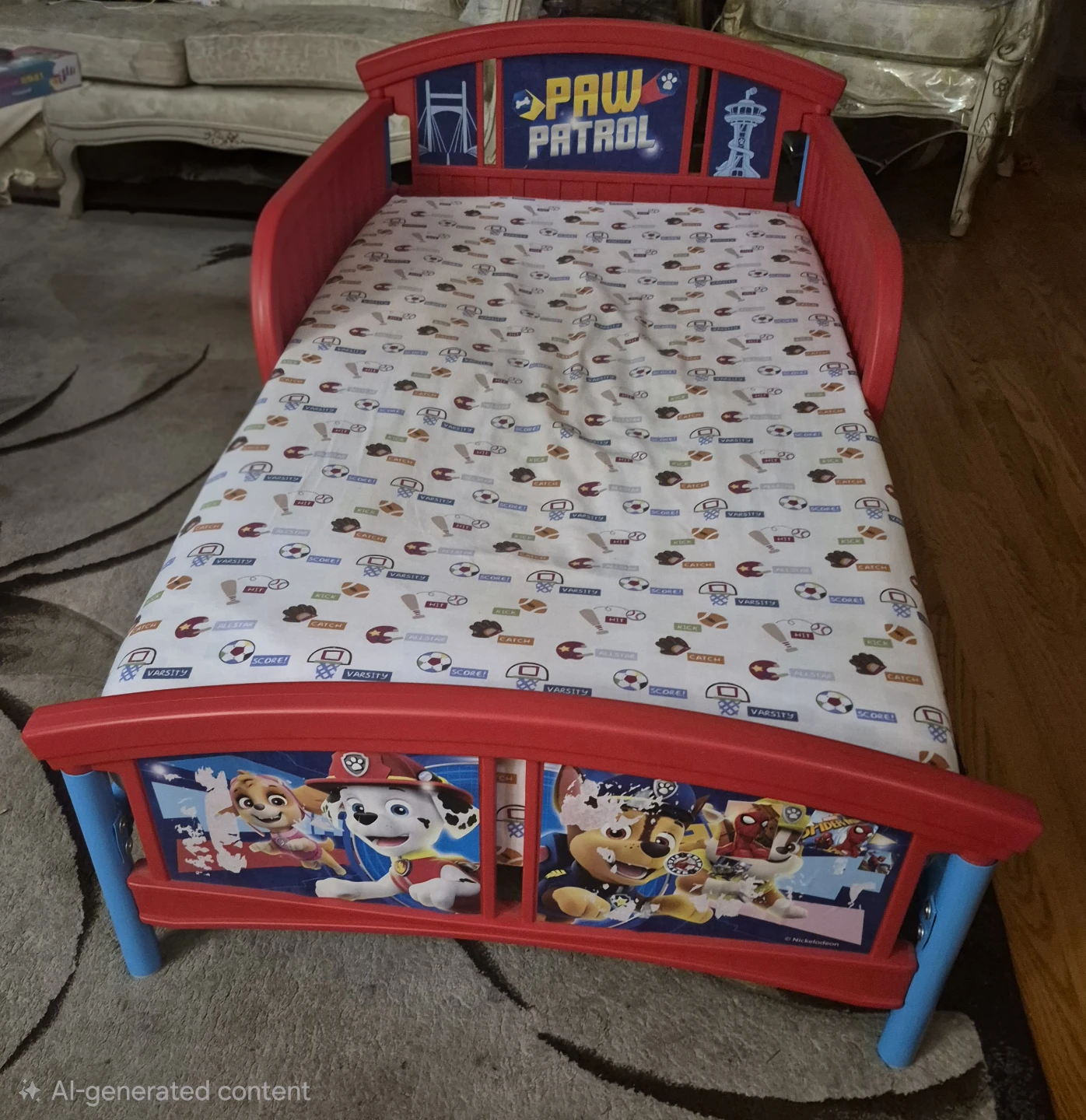 Paw Patrol Toddler Bed