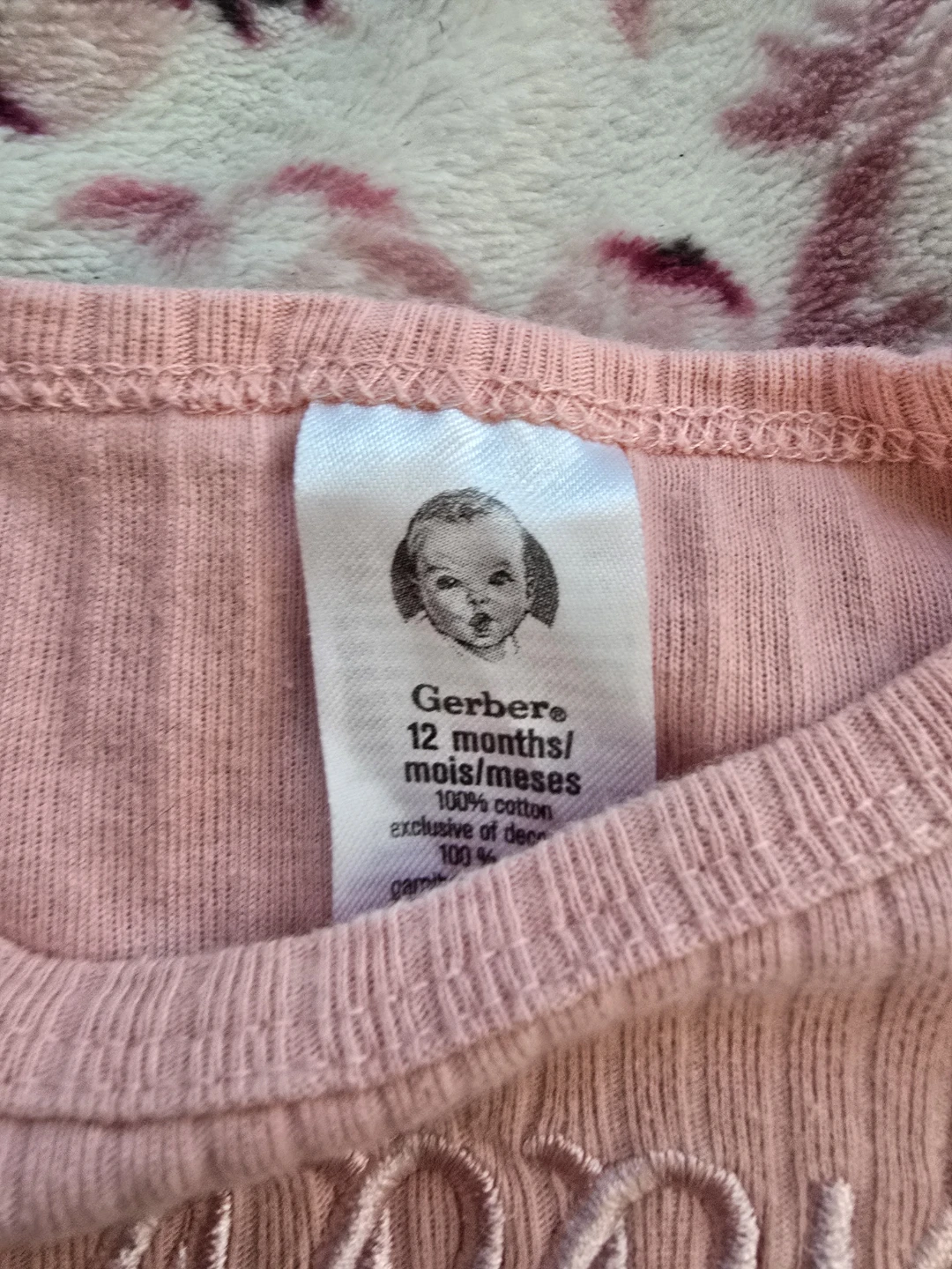 🏈Gerber Baby Girls Long Sleeve Shirt - photo 2
