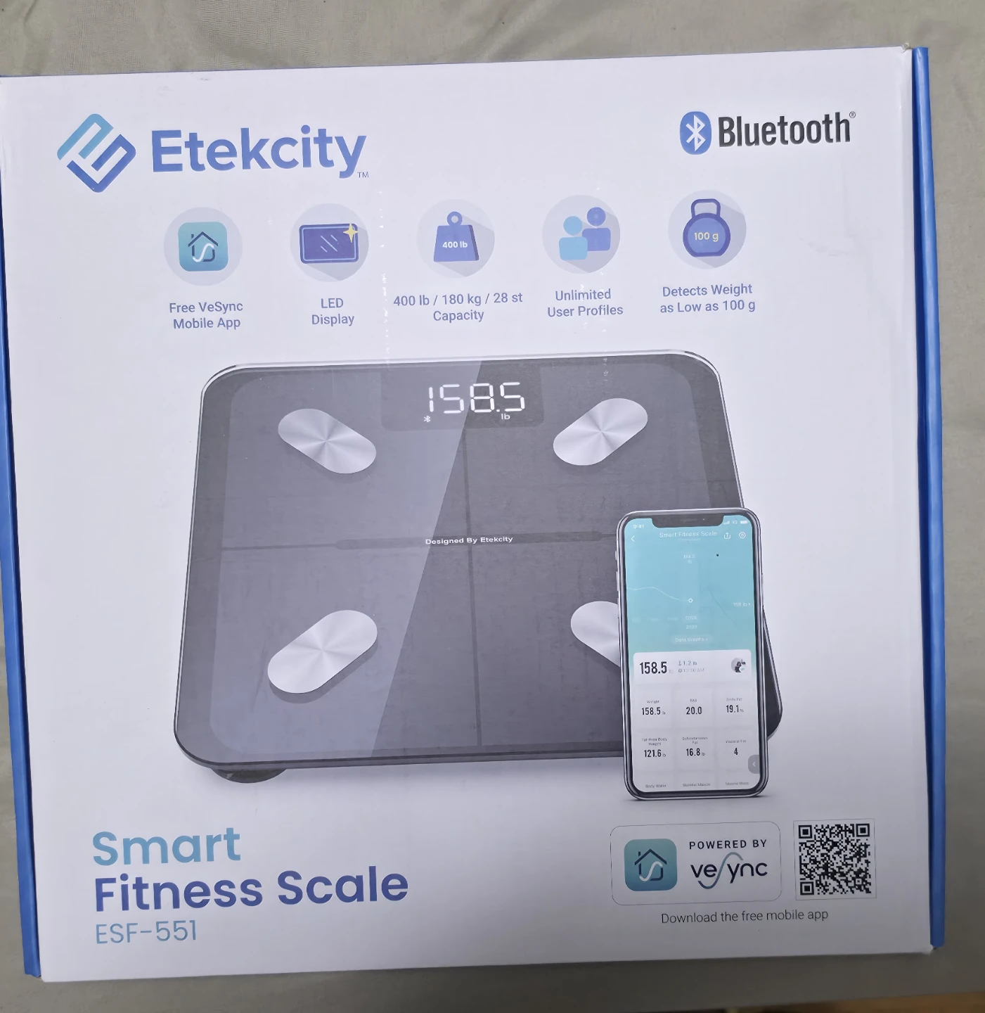 Etekcity ESF-551 Smart Fitness Scale