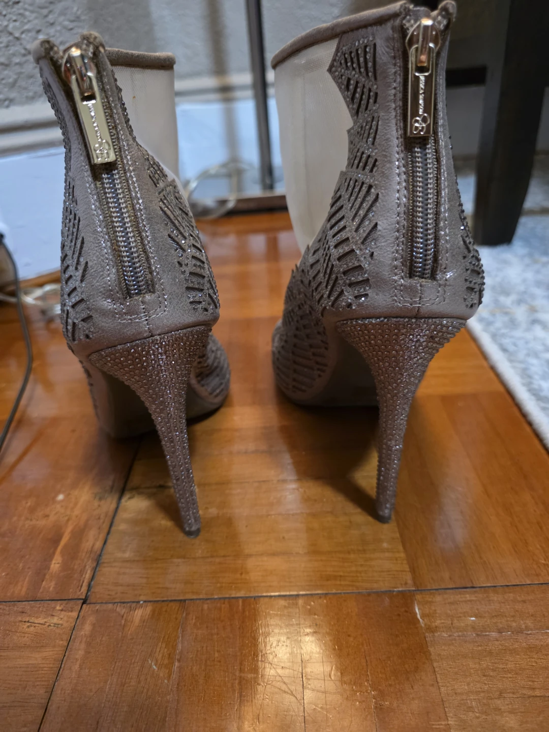 Jessica Simpson Rose Gold Stiletto Booties - photo 3