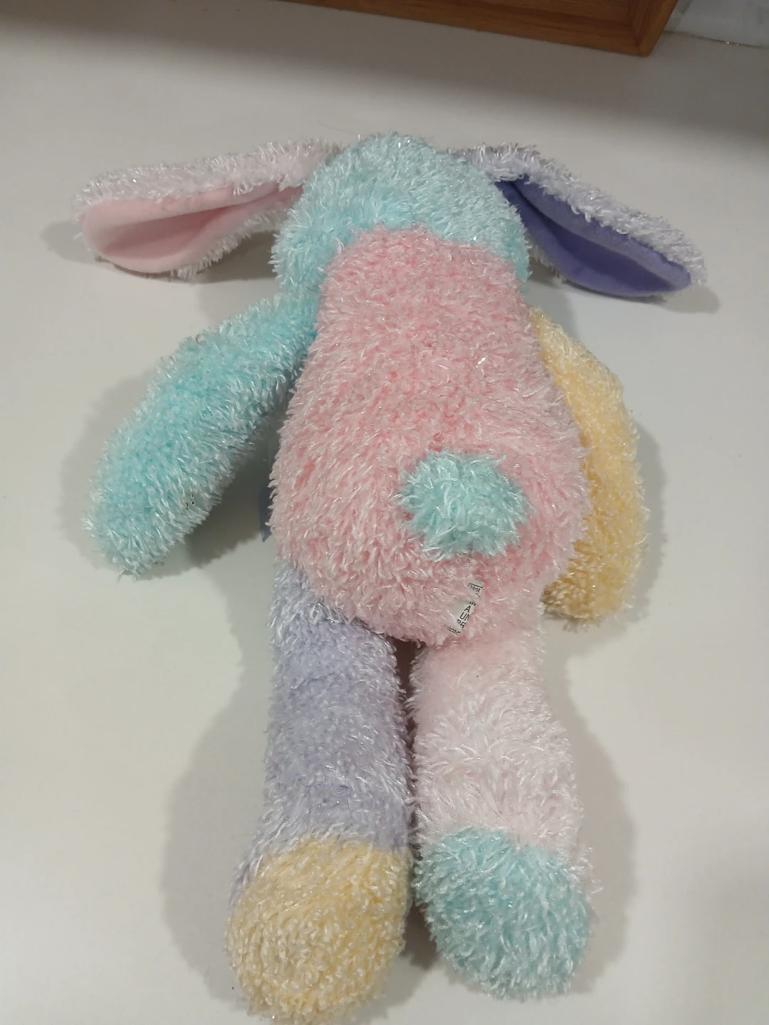 Pastel Multicolour Plush Bunny - photo 3