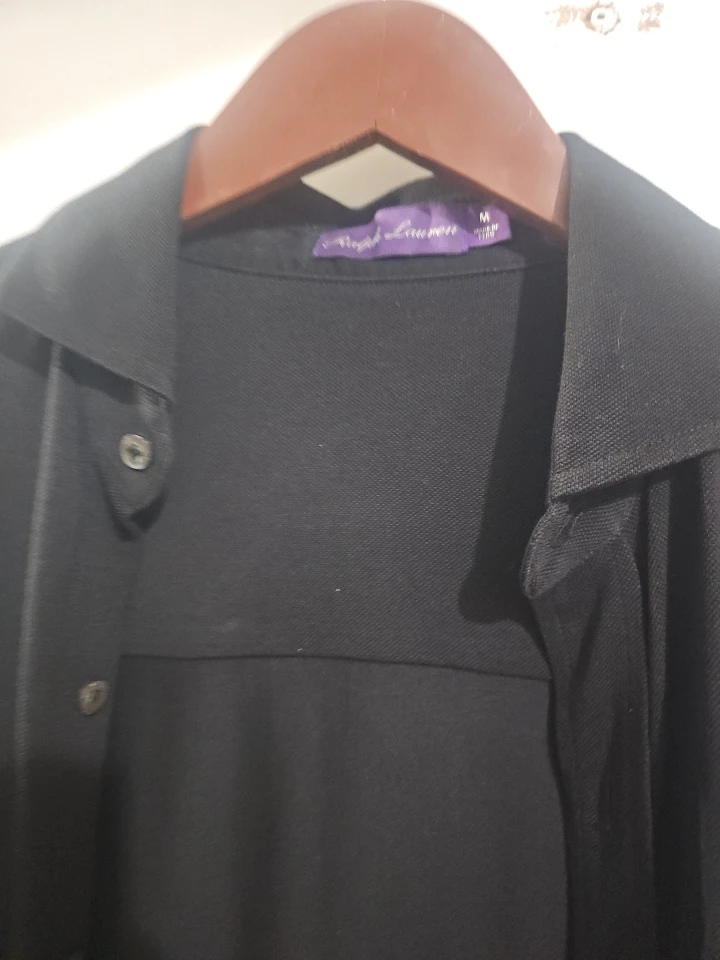 Ralph Lauren Purple Label Black Button-Down Shirt - photo 5