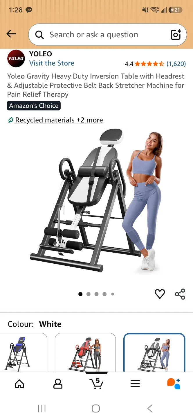 Yoleo Heavy Duty Inversion Table IT188 - photo 3