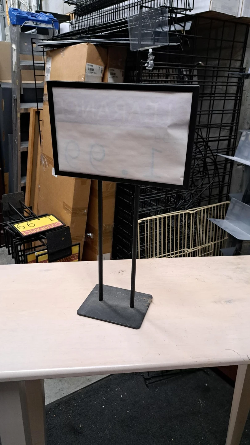 Metal Sign Holder Stand