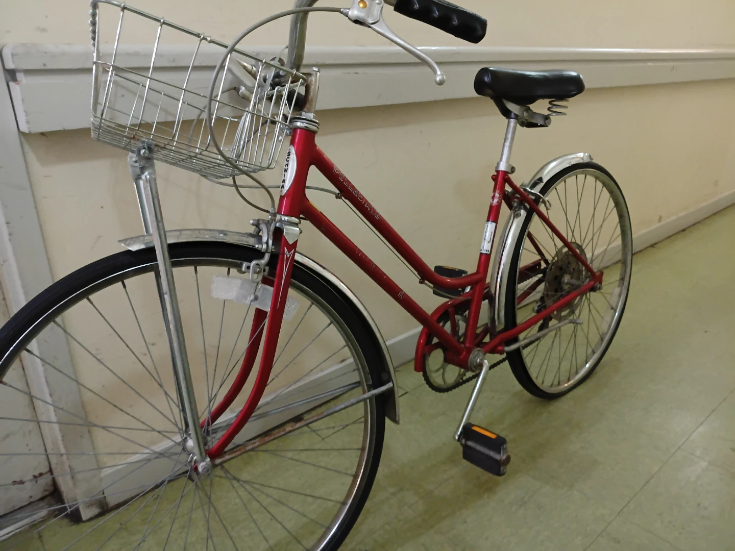 Vintage Red Schwinn Collegiate Bicycle