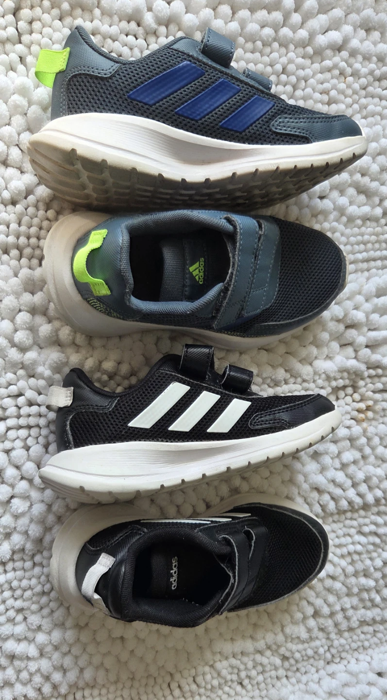 Two Pairs of Kids Adidas Sneakers