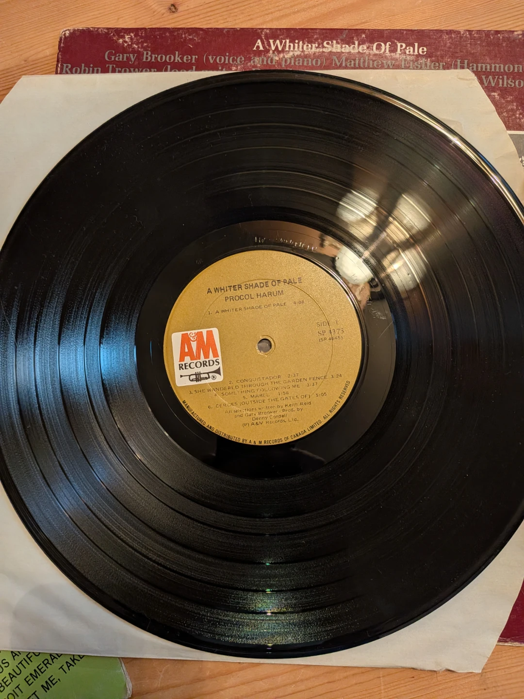 Procol Harum – A Whiter Shade of Pale Vinyl LP - photo 3