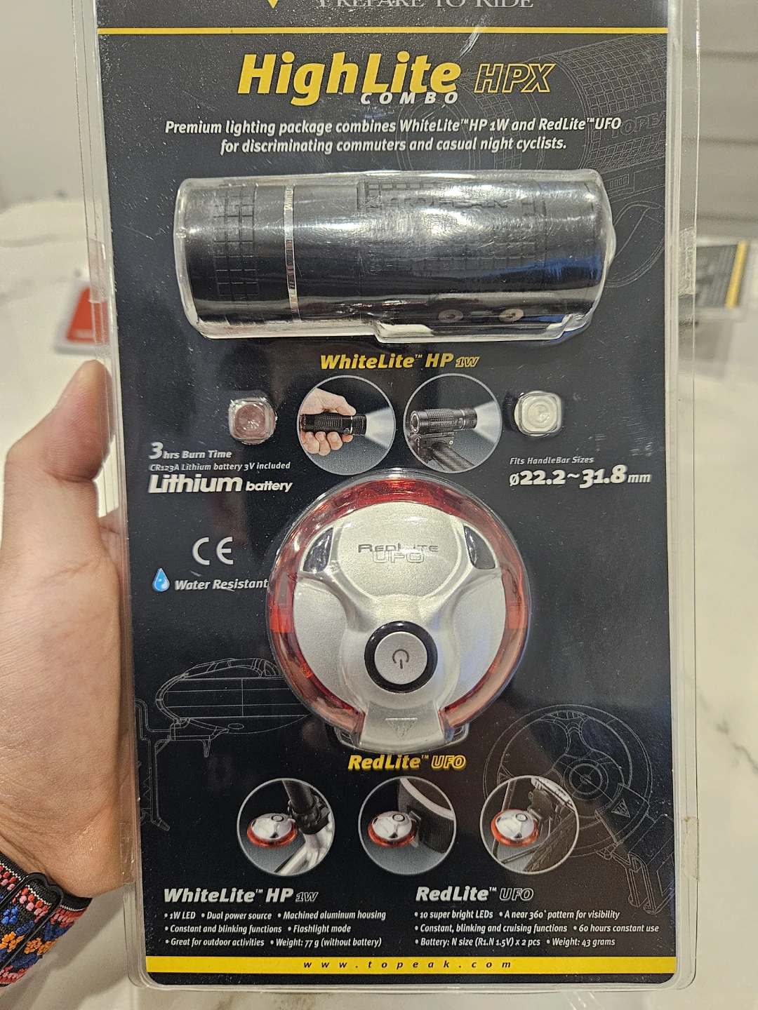 Topeak HighLite HPX Bike Light Set - photo 4