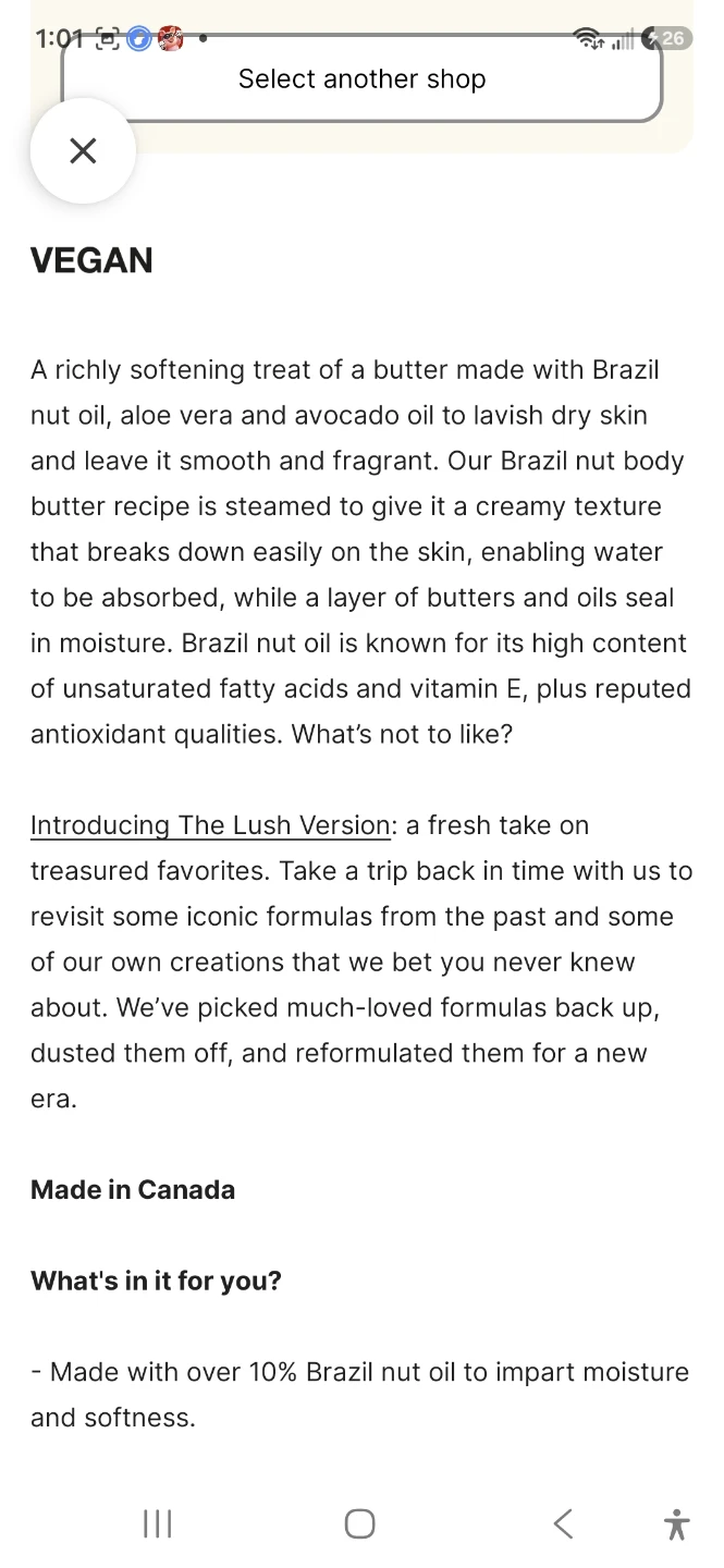 Lush Brazilliant Body Butter 225g - photo 2