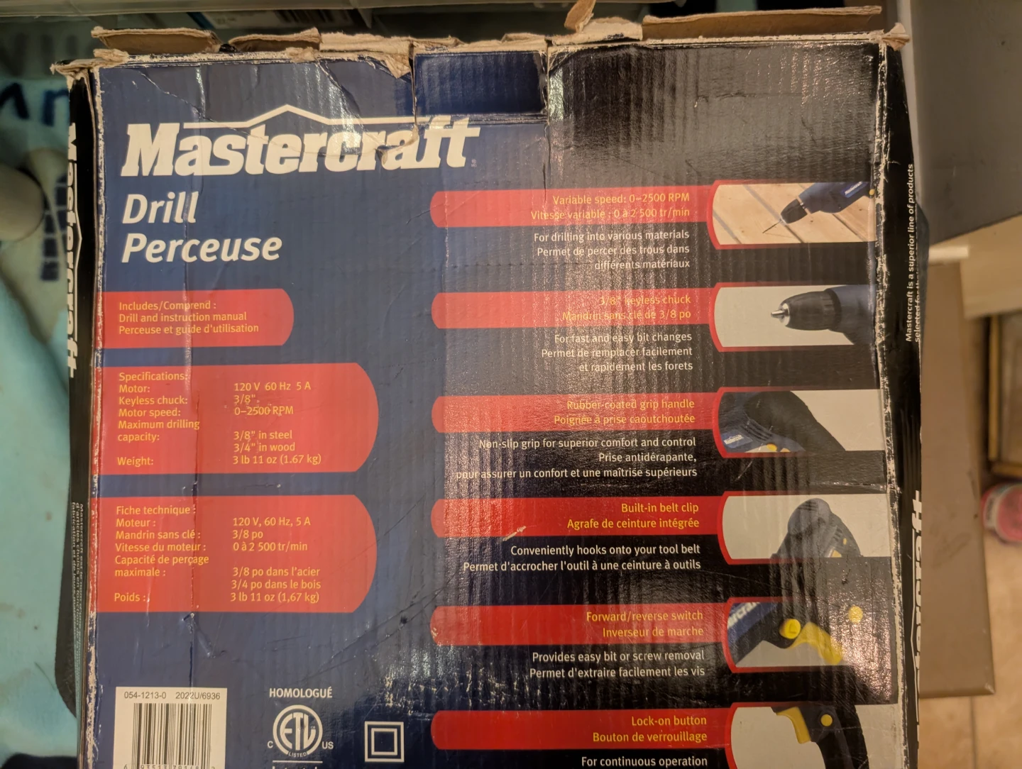 Mastercraft 3/8" Drill - photo 4