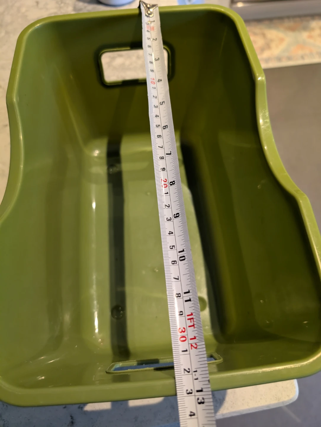 Green Plastic Storage Bin - photo 4