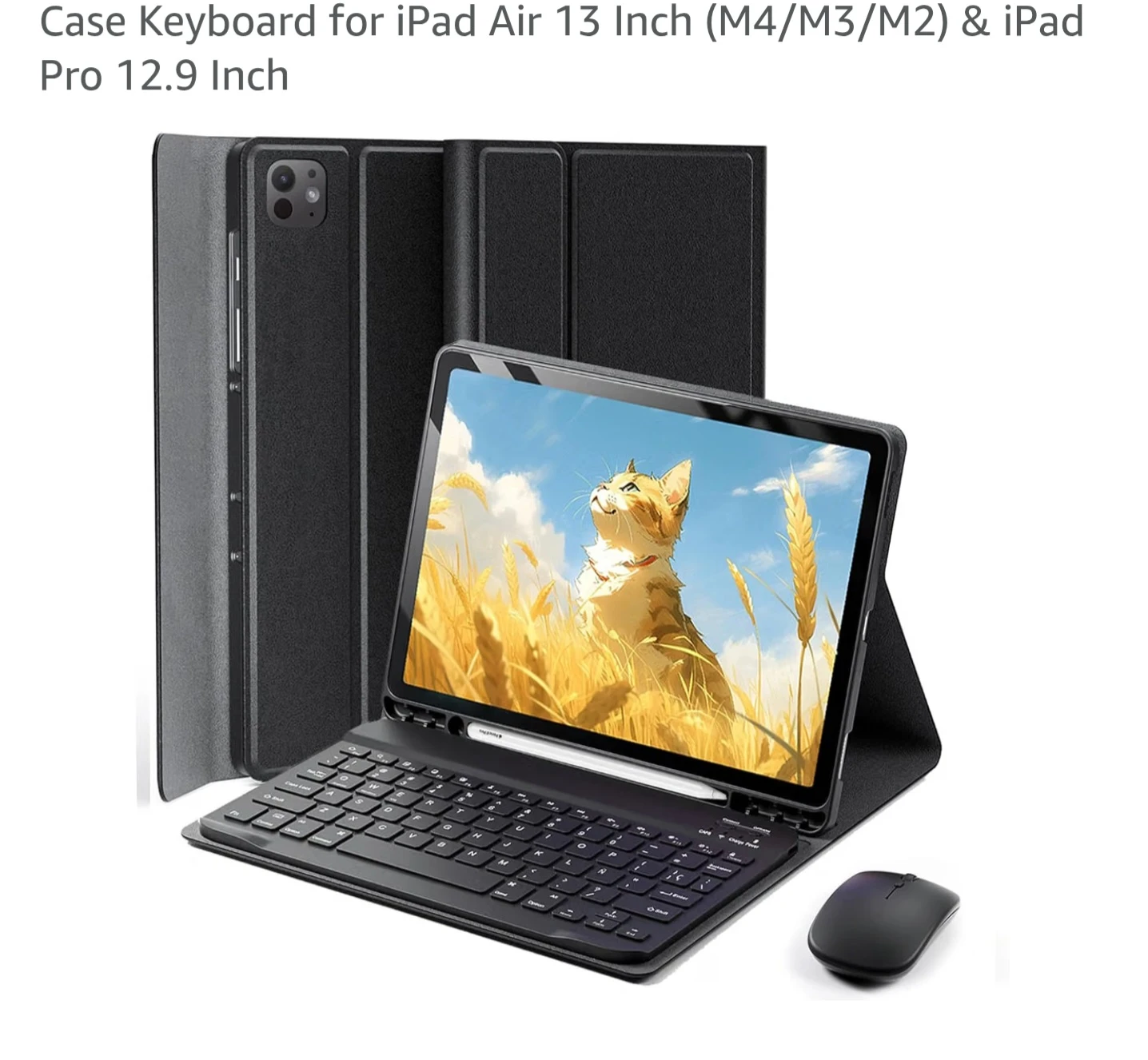 Tunkarmor Bluetooth Keyboard Case for iPad Air 13-inch