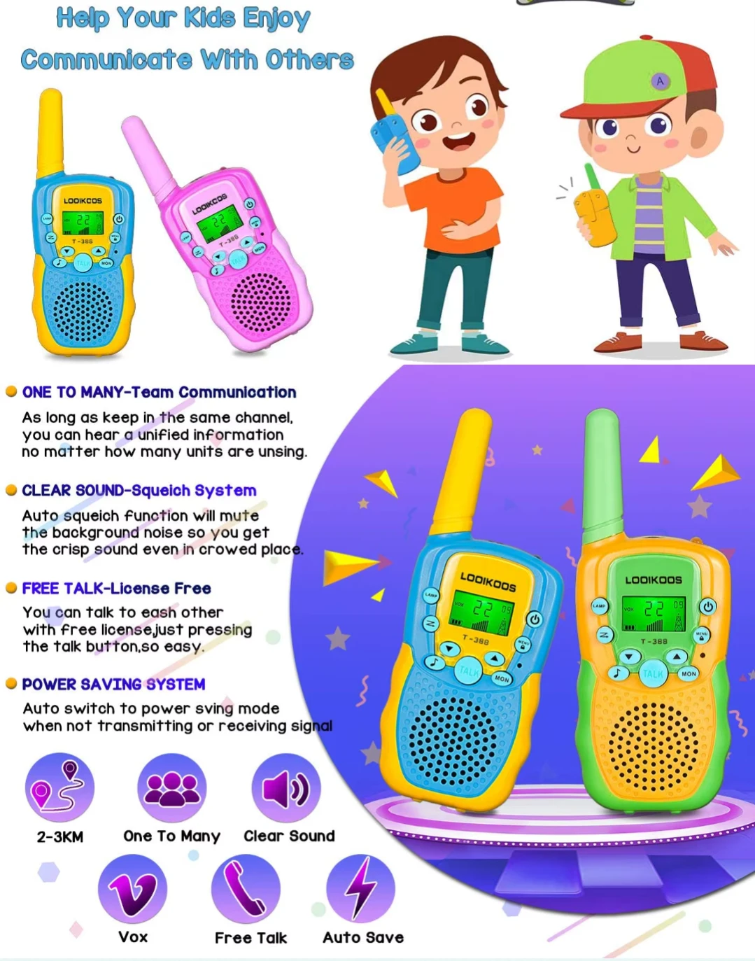 New Kids Walkie Talkie Set - photo 5