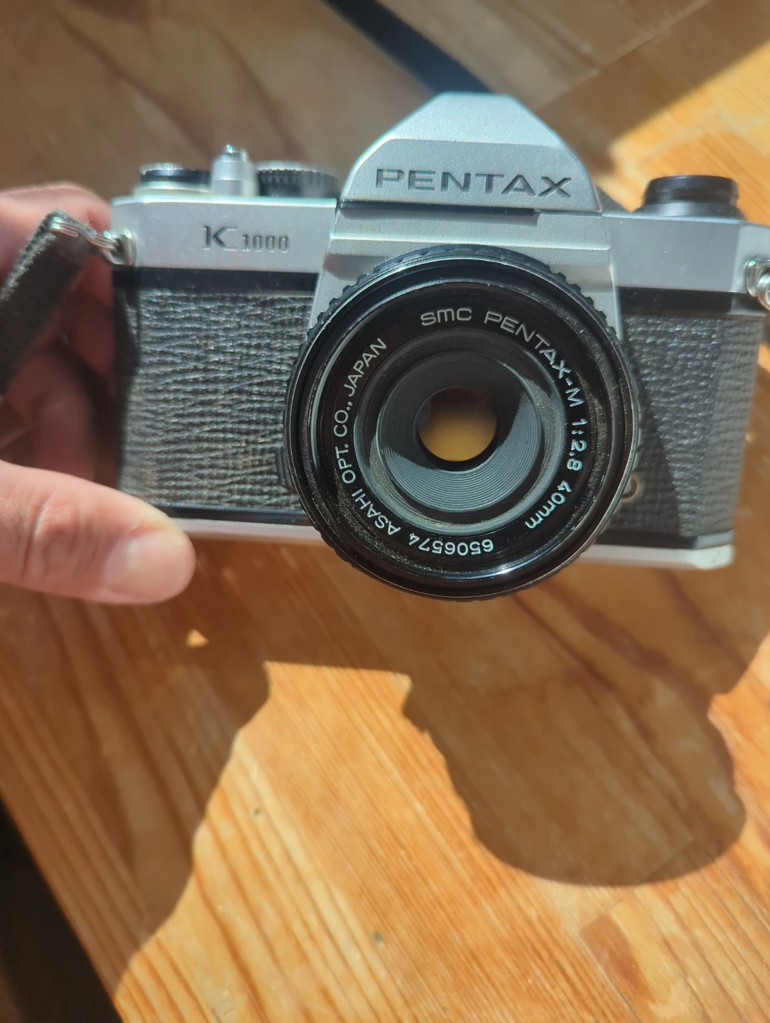 Pentax K1000 Camera with Optex Bag and Lens - photo 3