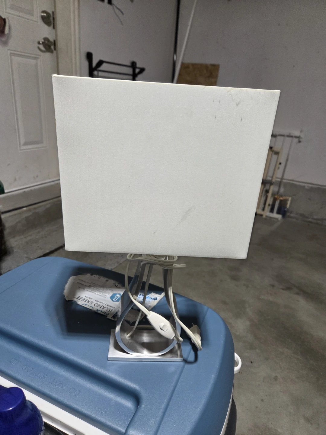 Set of two modern table lamps