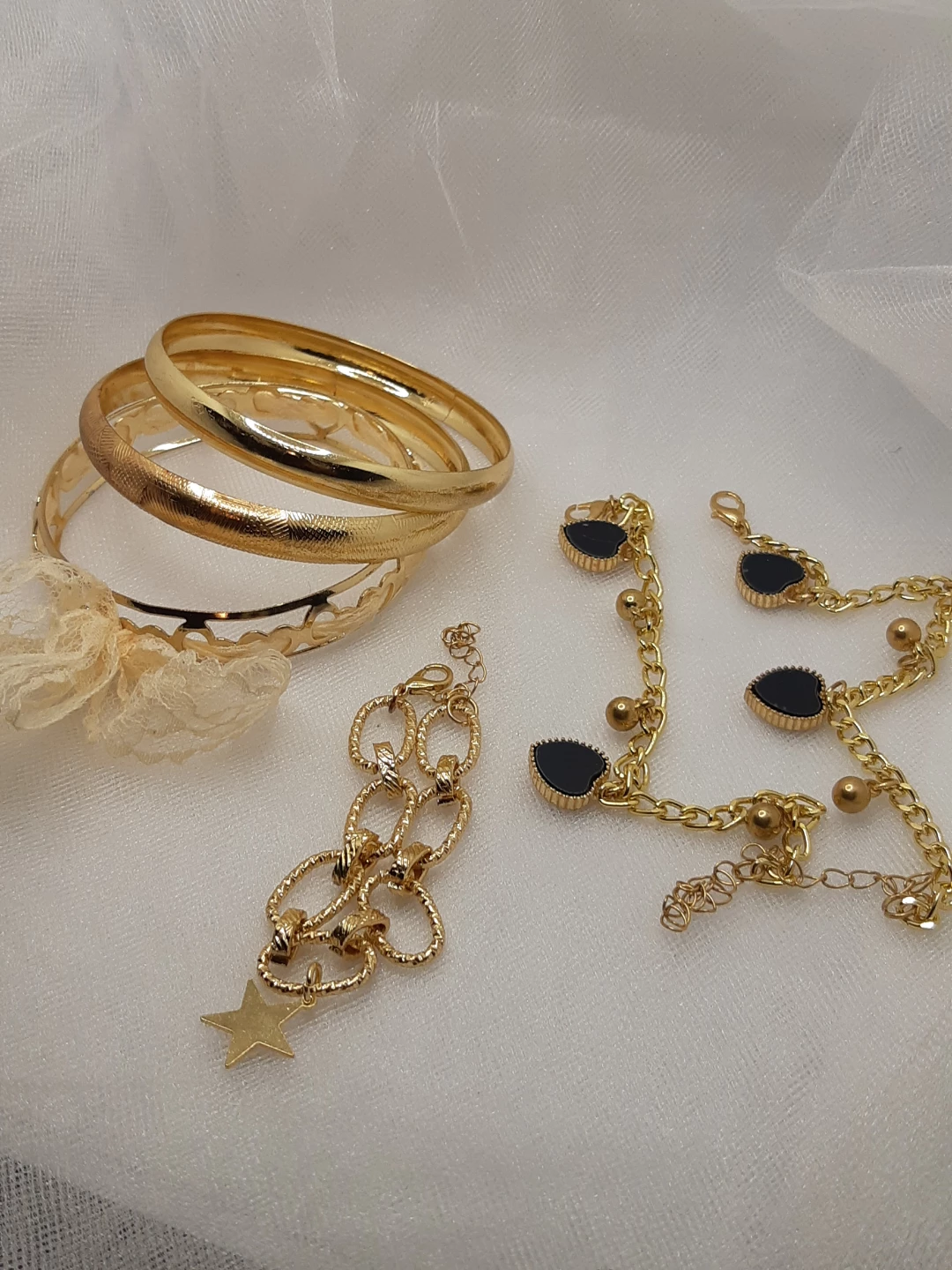 Gold Tone Bracelet Bundle - photo 2