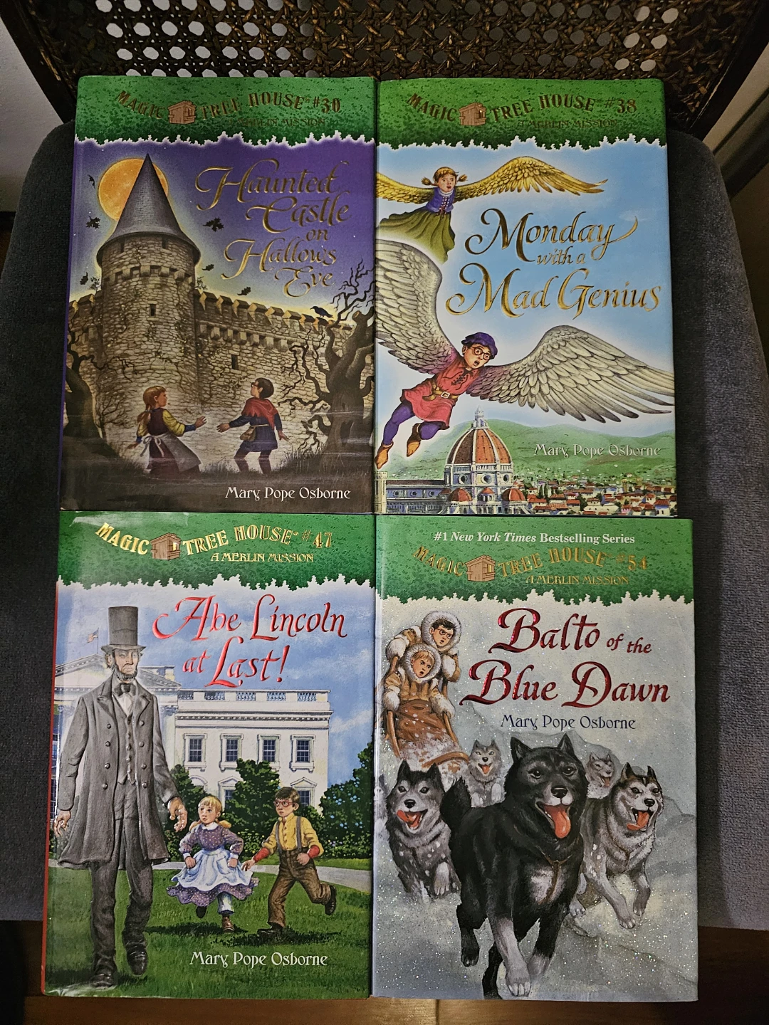 4 Magic Tree House Books
