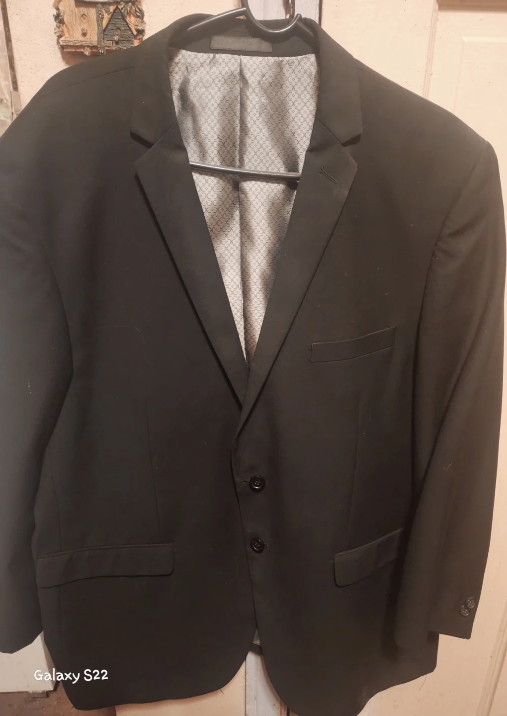 Alberto Cardinali Black Slim Fit Suit Jacket