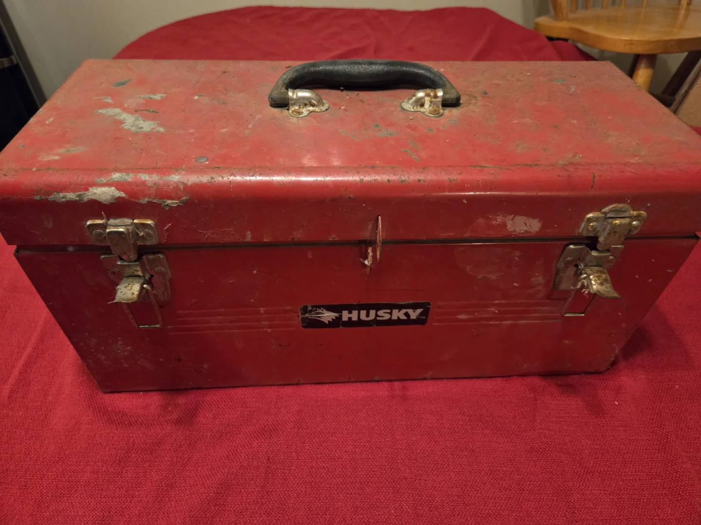 Husky Red Metal Tool Box