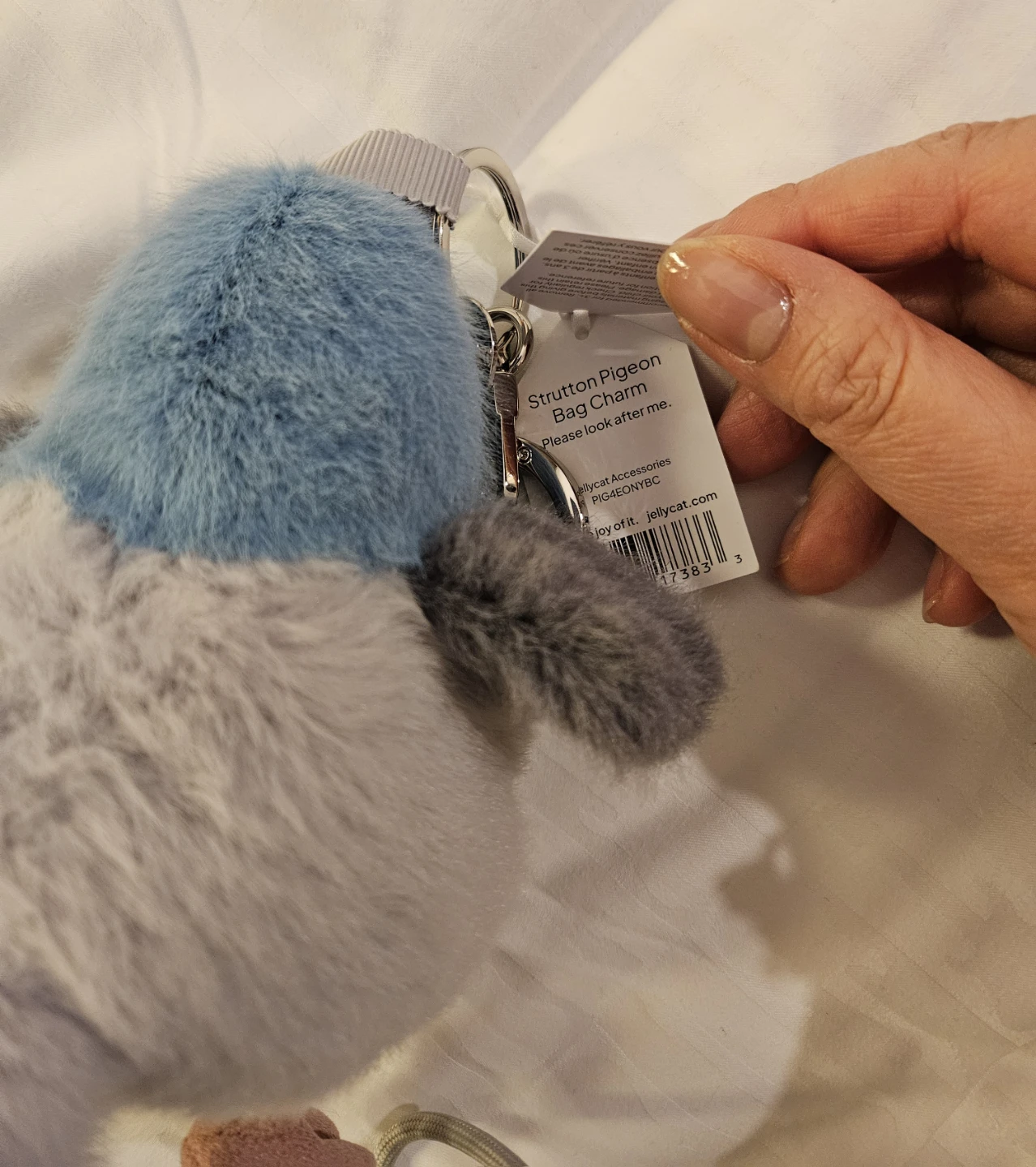 FAO Limited Edition Jellycat Strutton Pigeon Bag Charm - photo 2