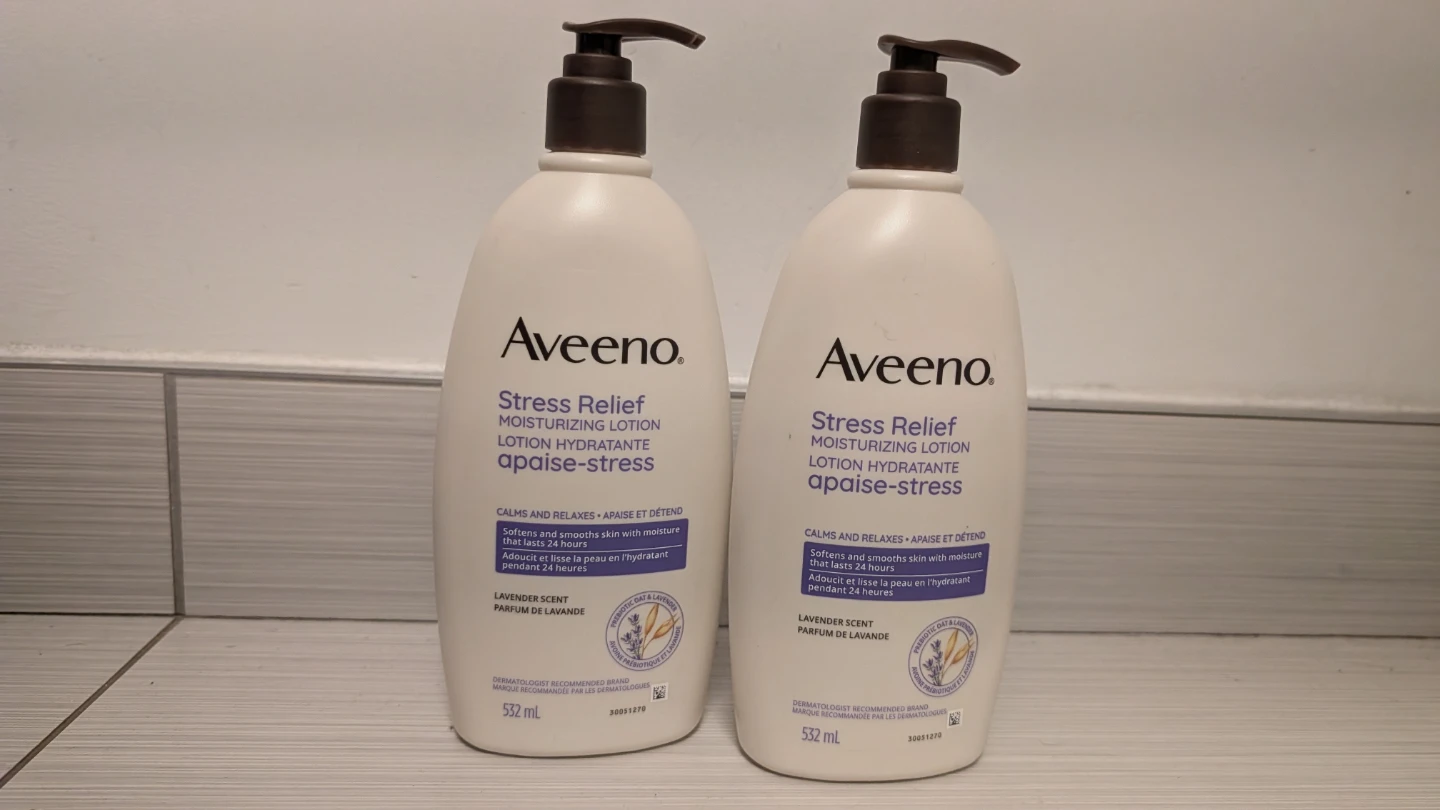 2 Aveeno Stress Relief Moisturizing Lotions