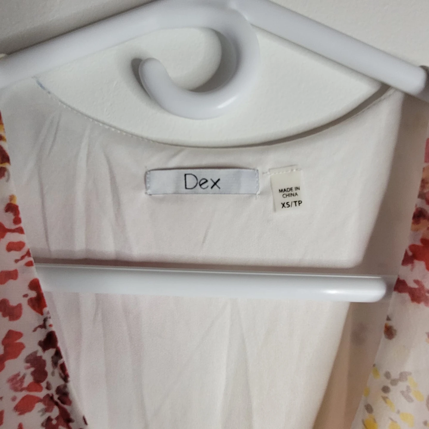 Dex Floral Print High-Low Dress XS - photo 2