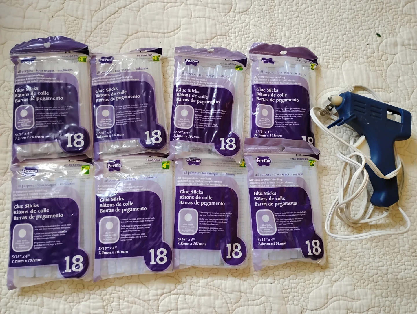 Perma Mini Glue Gun and 144 Glue Sticks ($10 worth)