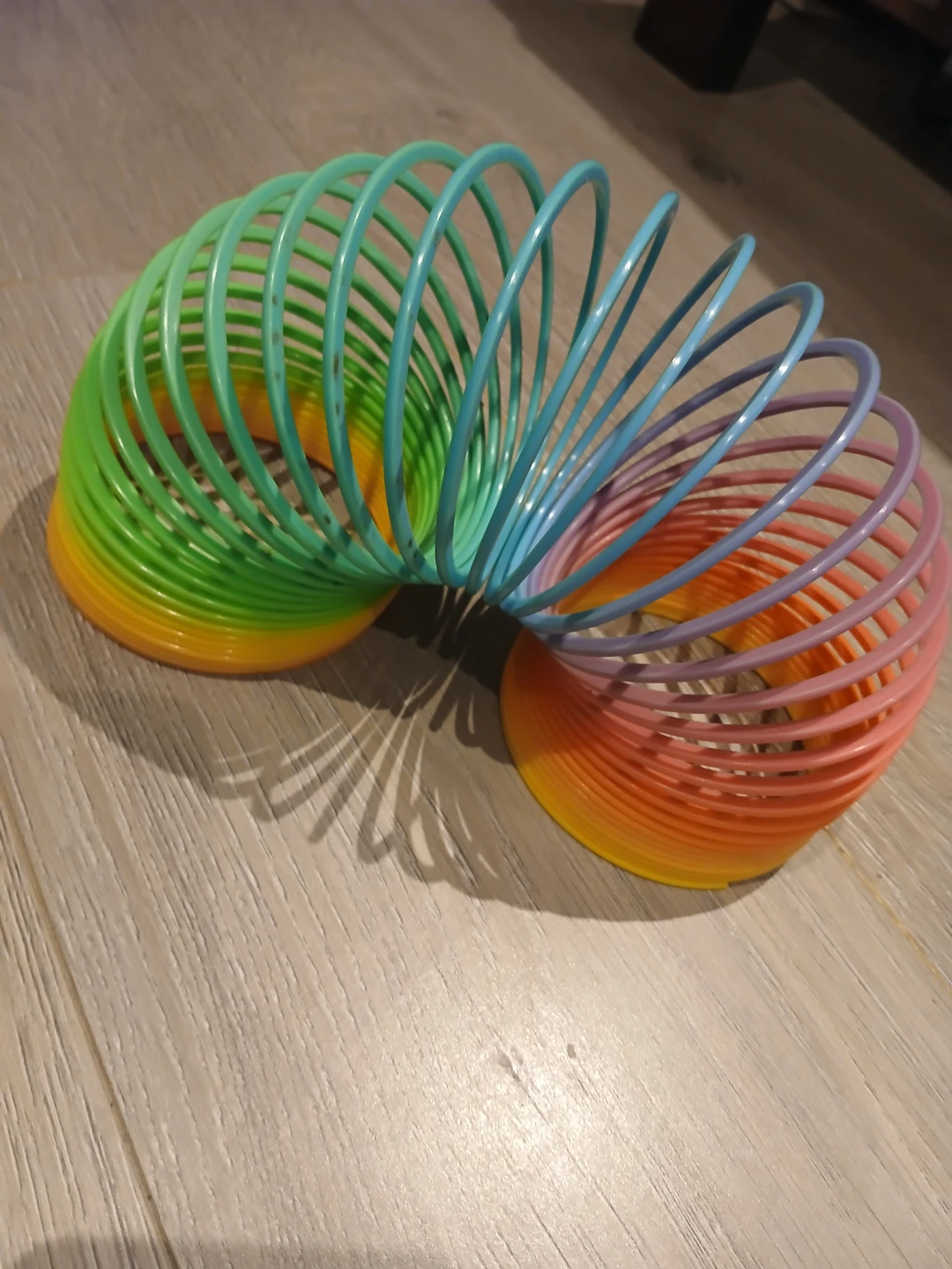 Rainbow Plastic Slinky Toy - photo 2
