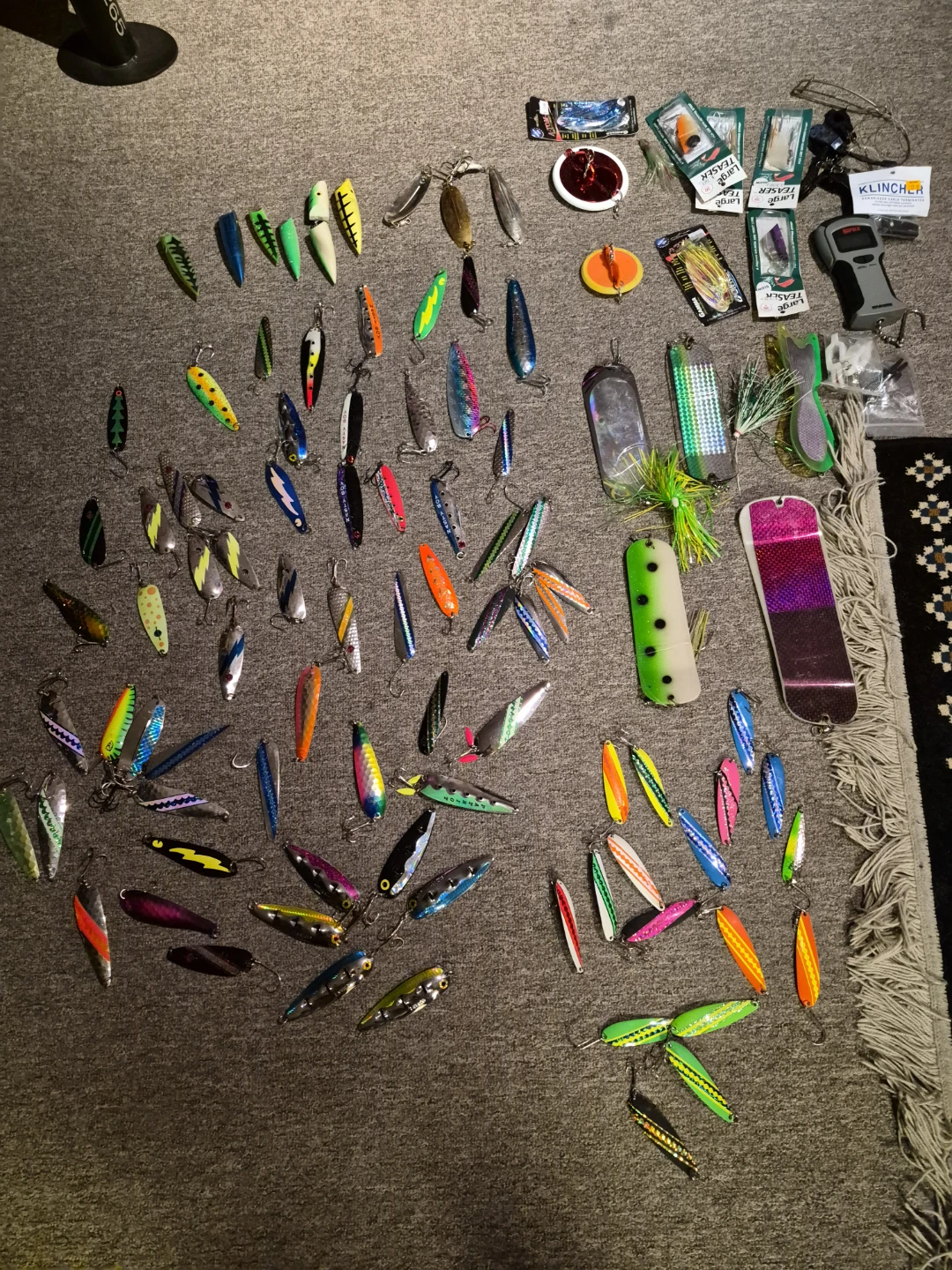Black-Hawk 7-Tray Tackle Box with Assorted Lures - photo 5