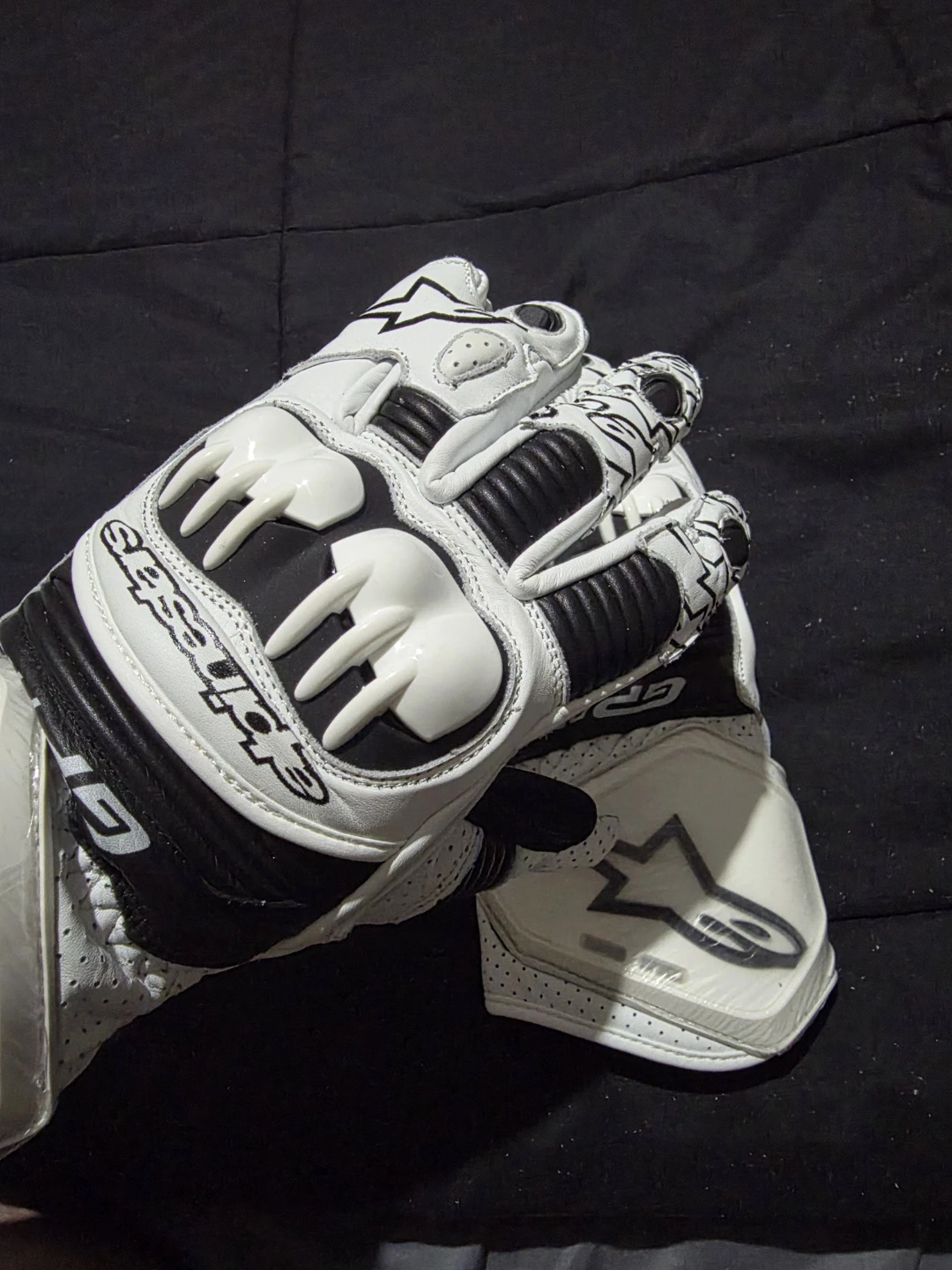 Alpinestars GP Pro Motorcycle Gloves - White, Large - photo 5