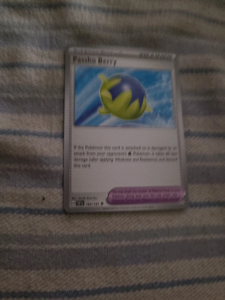 Passho Berry 184/191 Surging Sparks Regular Pokémon TCG Card