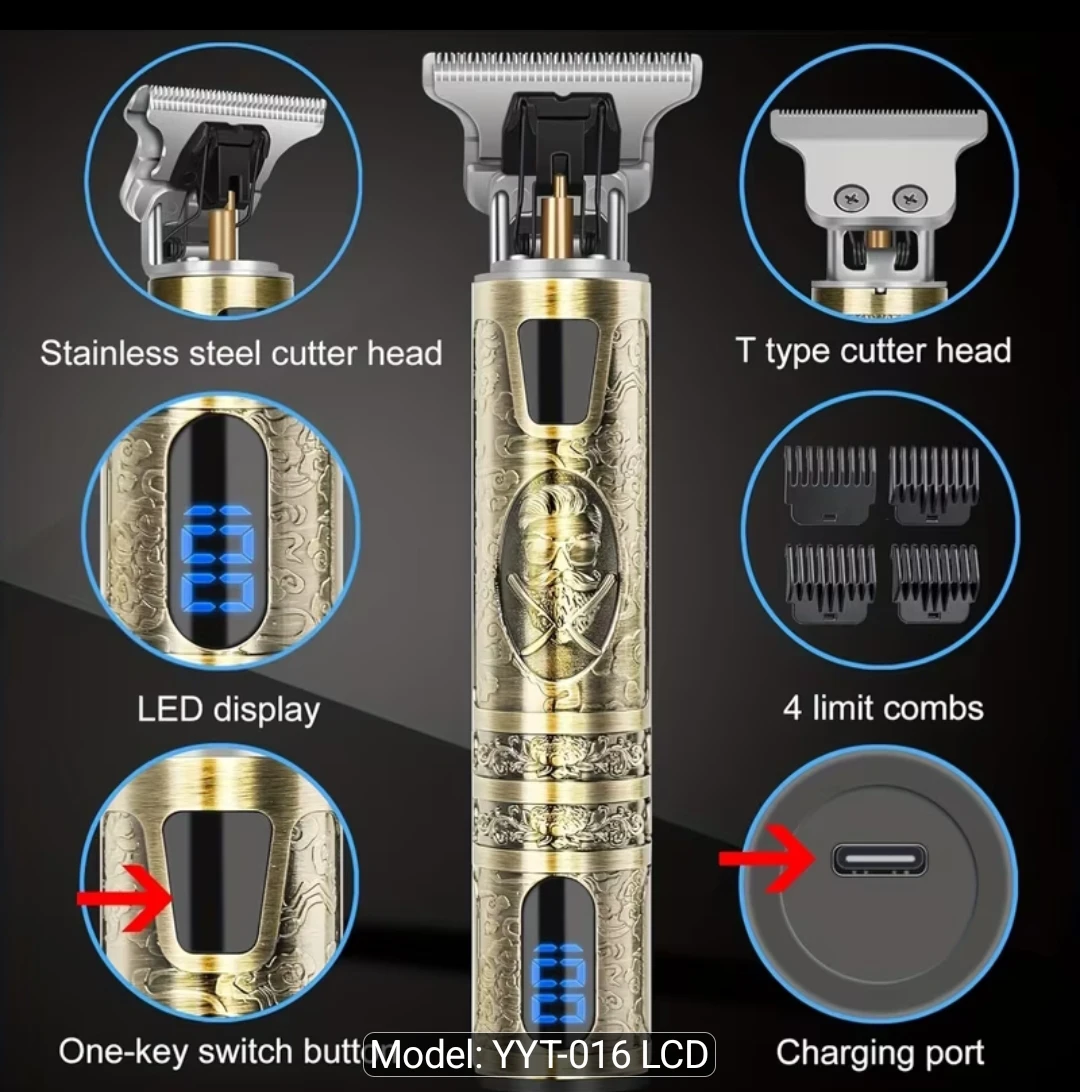 YYT-016 LCD Professional Hair Trimmer - photo 3