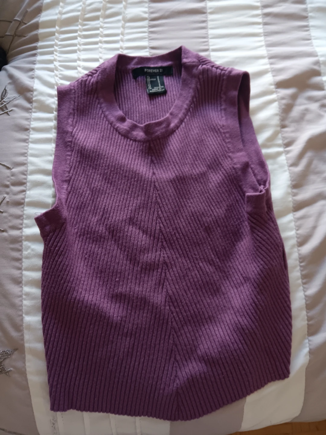 FOREVER 21 - Ribbed Knit Sleeveless Top
