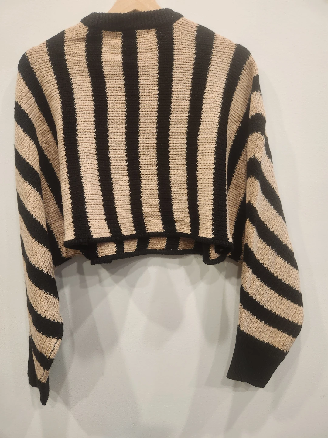 Revamped Striped Crop Sweater - photo 4