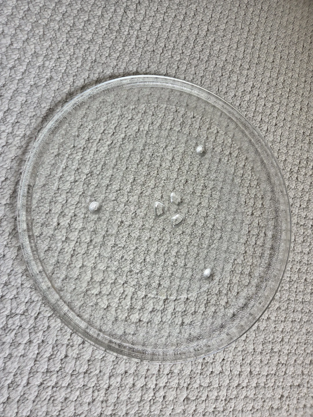 Microwave Glass Turntable Plate with Roller Ring - photo 2