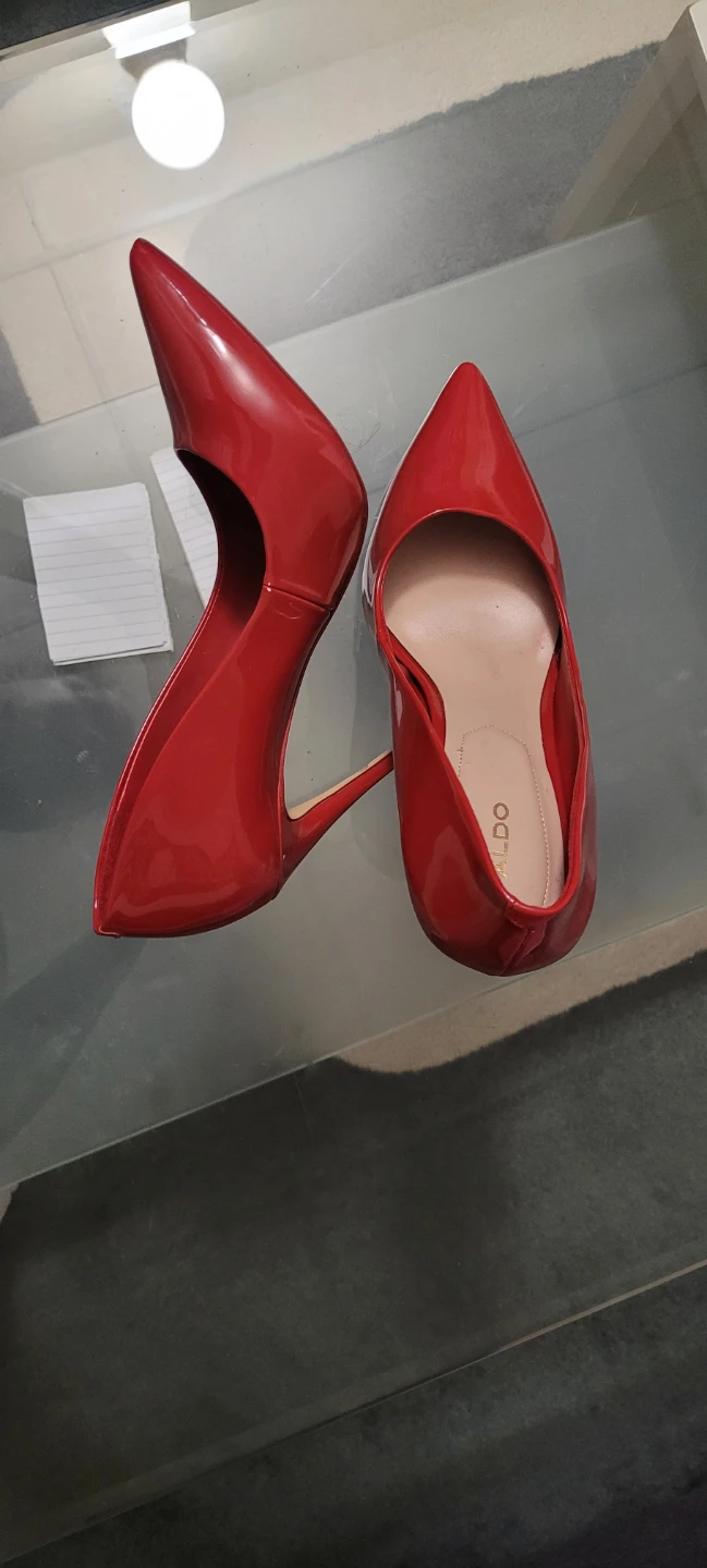 ALDO Red Patent Stiletto Heels - photo 2