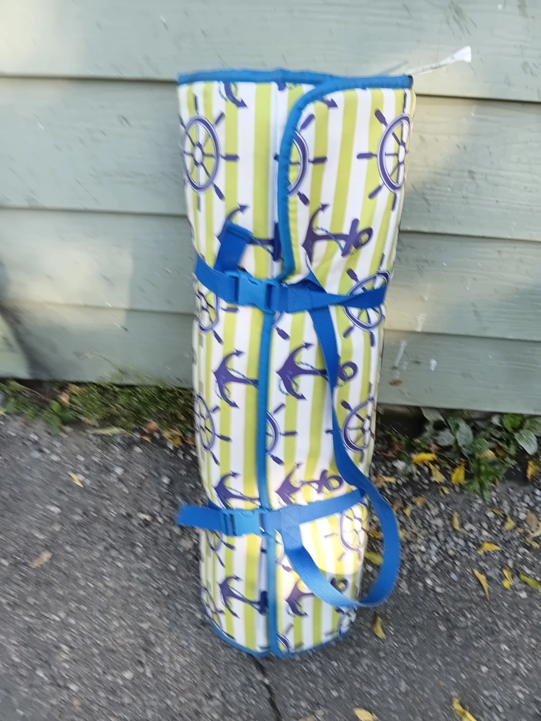 Nautical Print Roll-Up Beach  Mat - photo 3