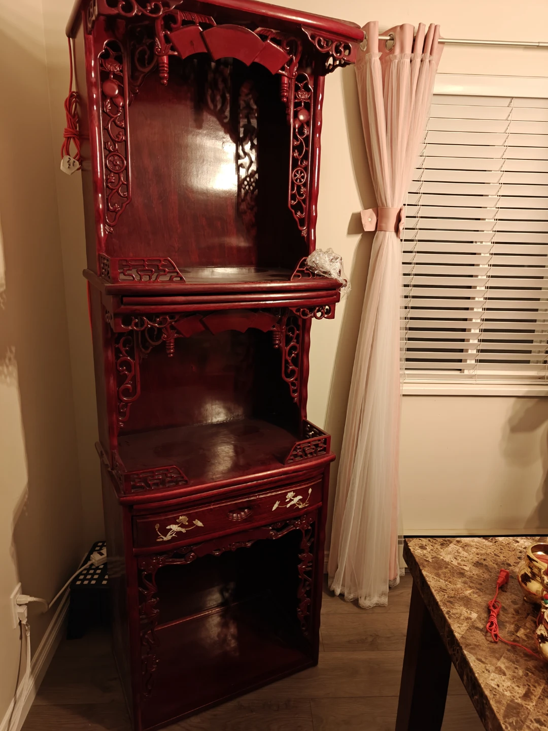红木古董佛龛 Traditional Chinese Wooden Ancestor Altar