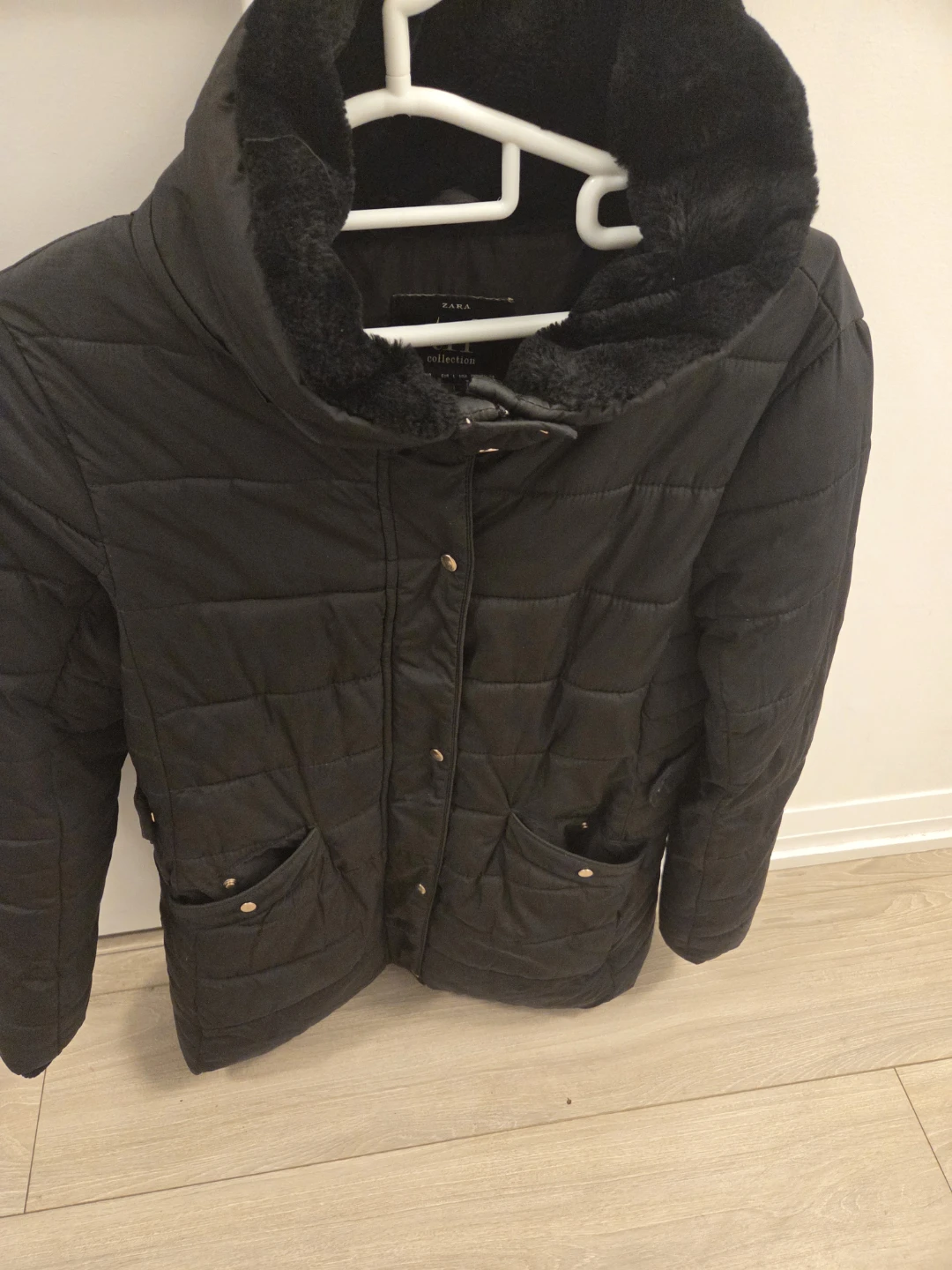 Zara TRF Collection Black Quilted Jacket - photo 5