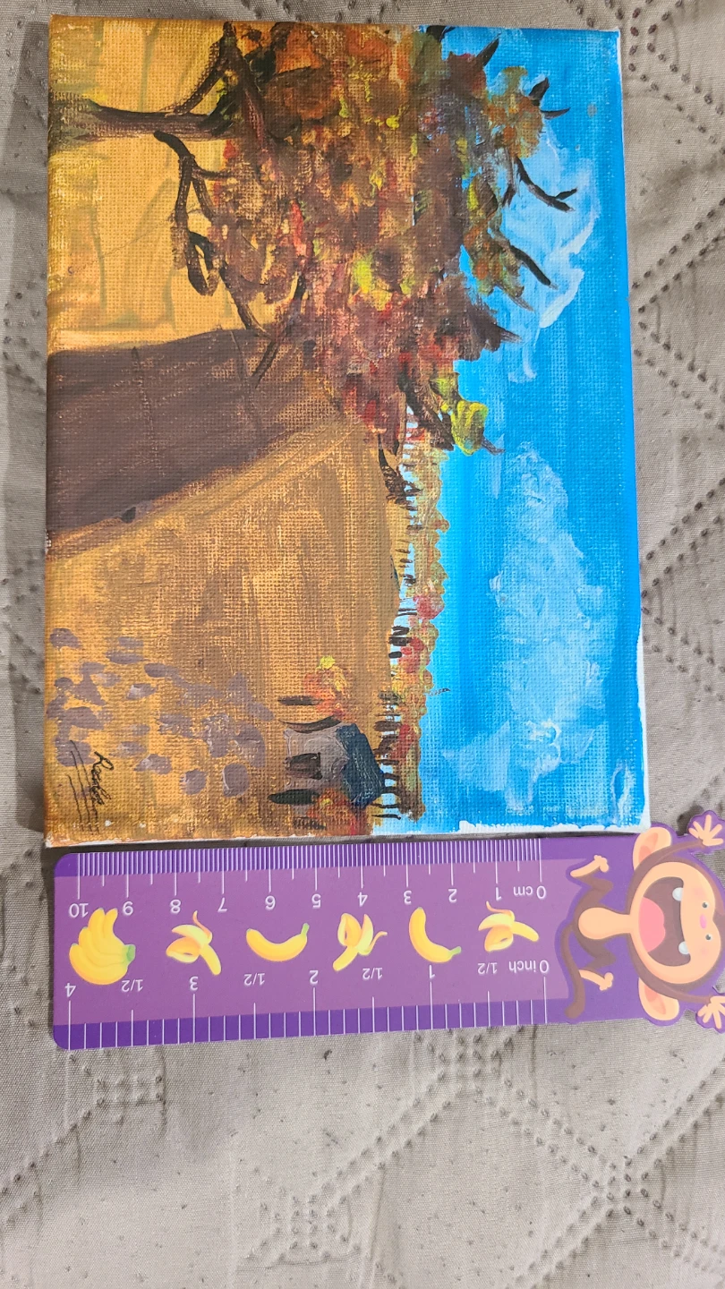 Small Original Autumn Landscape Painting