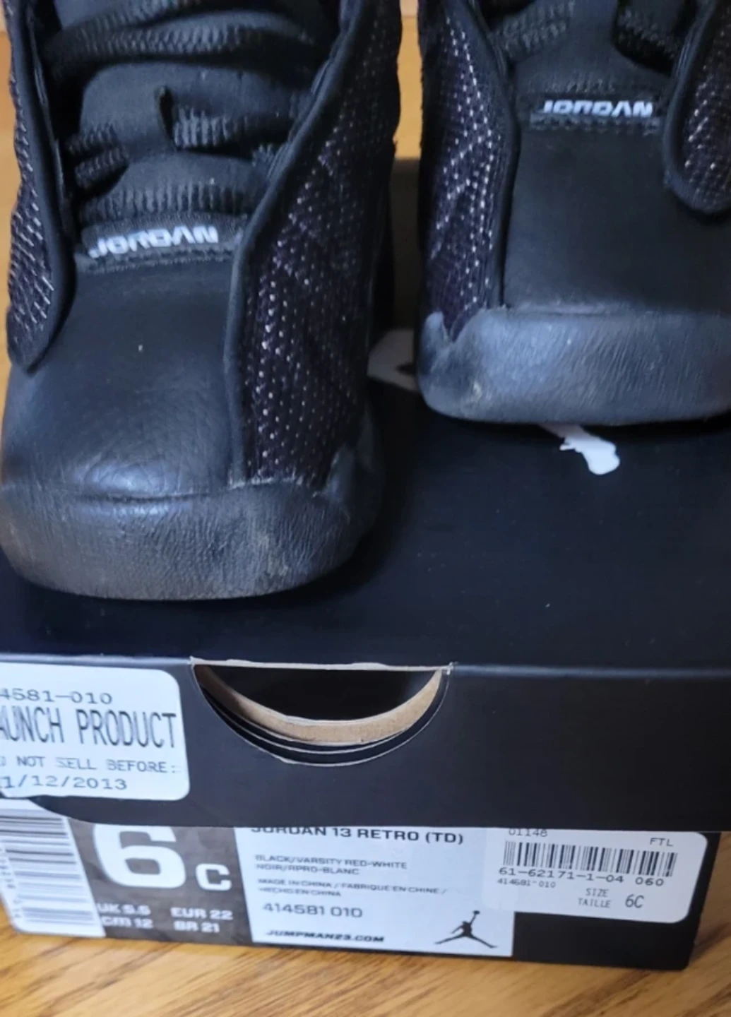 Nike Jordan 13 Retro TD Size 6C - photo 2