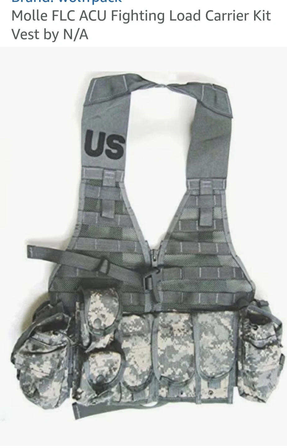 Molle FLC ACU Fighting Load Carrier - photo 2